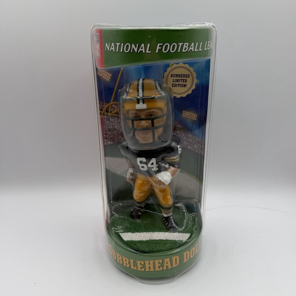 Vintage Jerry Kramer Green Bay Packers Bobblehead /3000 NFL Bobble Dobbles